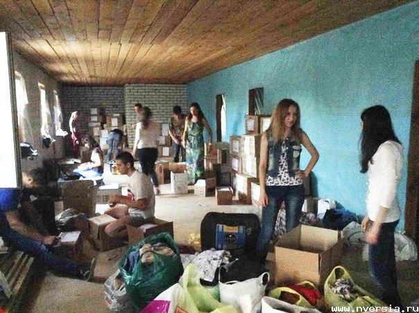 помощь украинским беженцам саратовцами