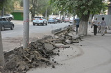 Ремонт тротуаров в Ленинском районе может затянуться до середины декабря