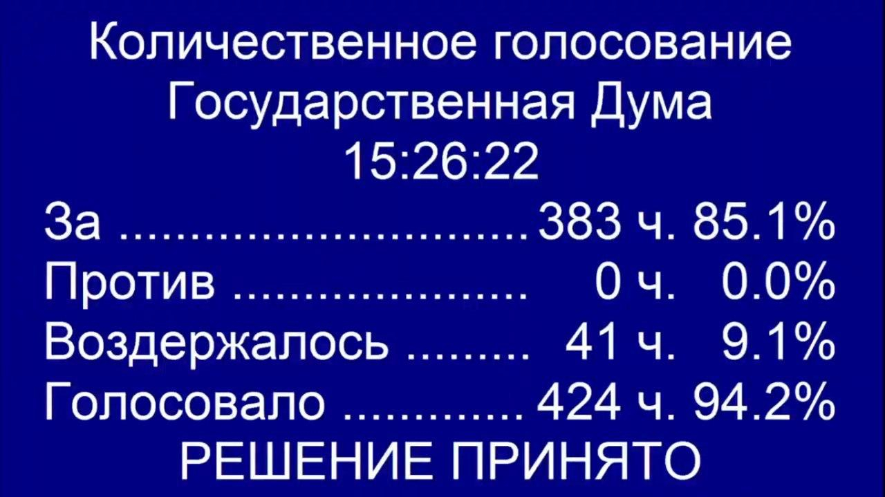 Госдума утвердила кандидатуру нового премьер-министра России — ИА  «Версия-Саратов»