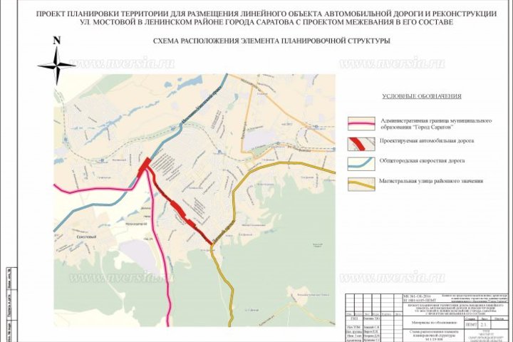 Карта новой дороги в Поливановке