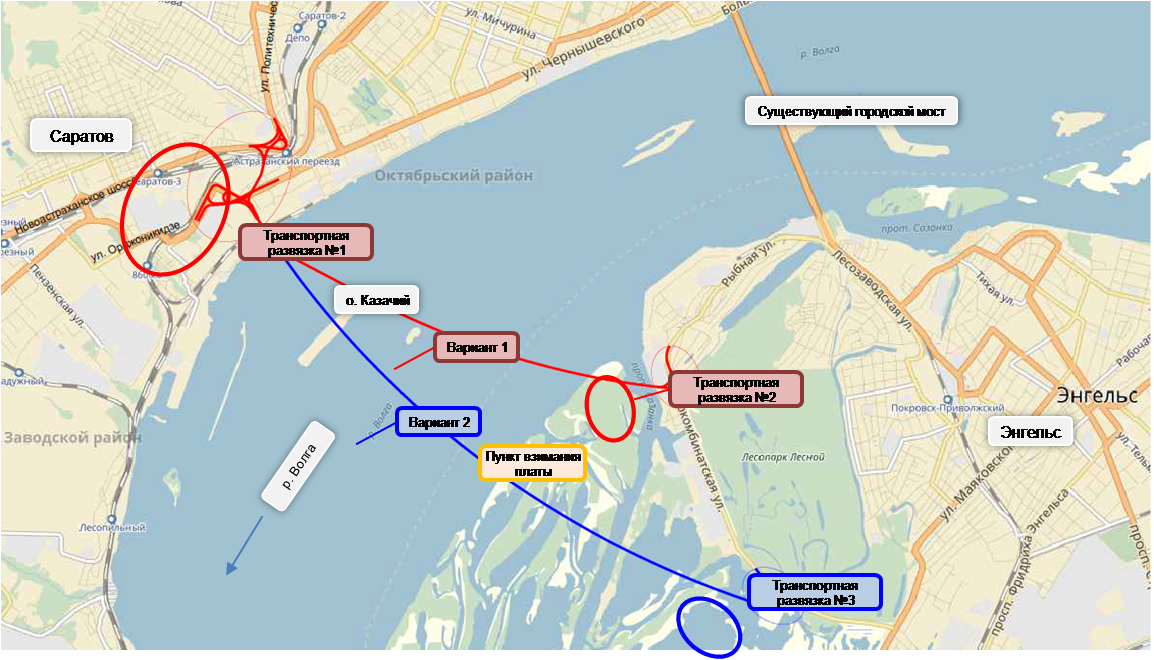 План нового моста через волгу в саратове