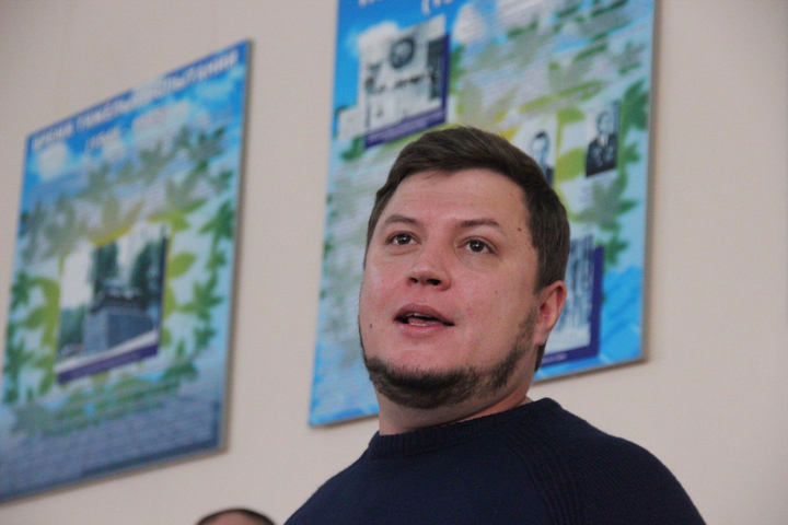 представитель АО «Экспериментальное хозяйство» Дмитрий Щербаков