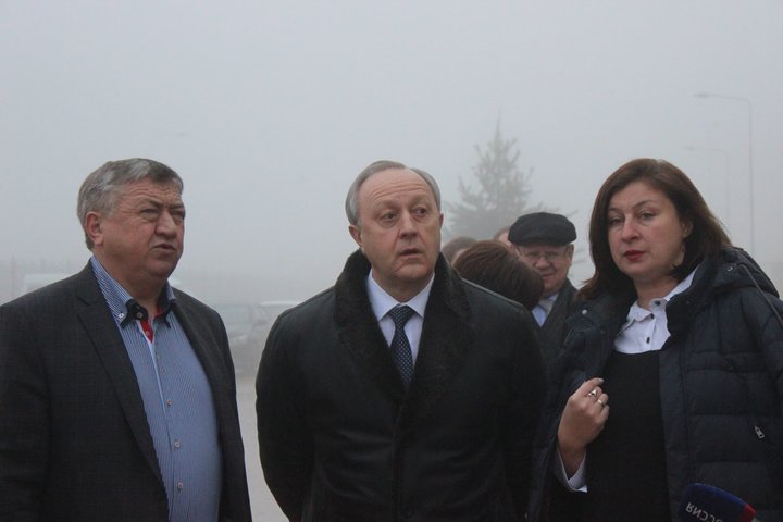 депутат гордумы Алексей Березовский и губернатор Саратовской области Валерий Радаев