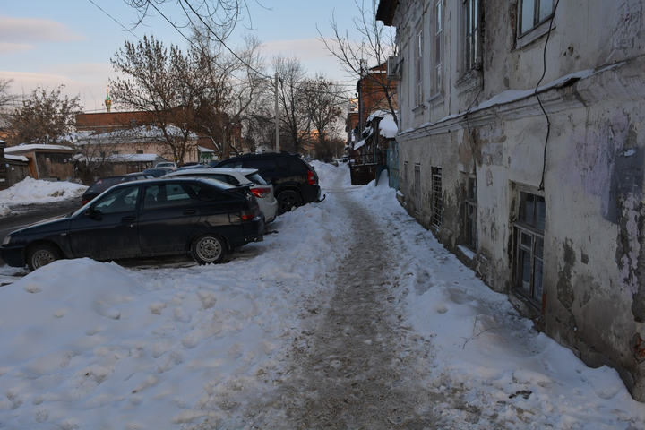 тротуар на улице Гоголя