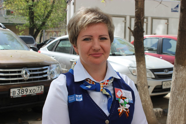 Начальник мобильной группы 31-го почтового отделения Наталья Должникова