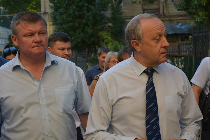 Глава Саратова Михаил Исаев и губернатор Валерий Радаев