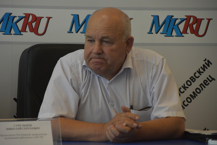 Председатель Пугачевской профсоюзной организации работников АПК Николай Стрельцов