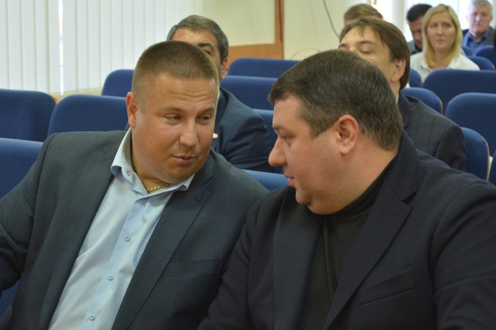 Депутаты областной думы Станислав Денисенко и Роман Ковальский