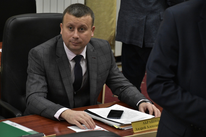 Первый заместитель министра молодежной политики и спорта области Андрей Абрашин