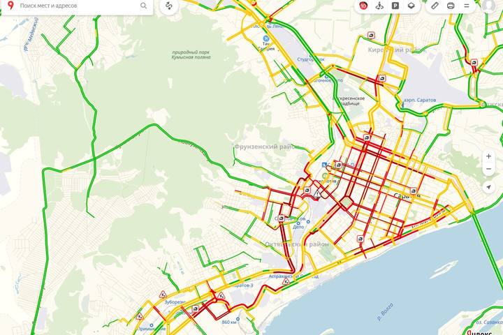 Как добраться карта саратов