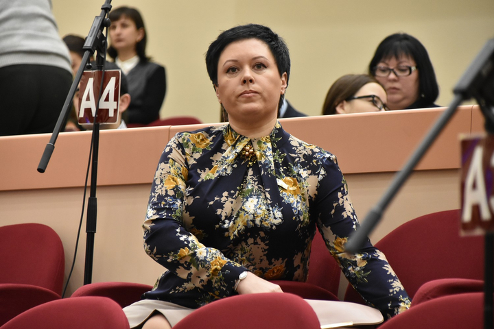 Министр занятости, труда и миграции области Наталия Кривицкая