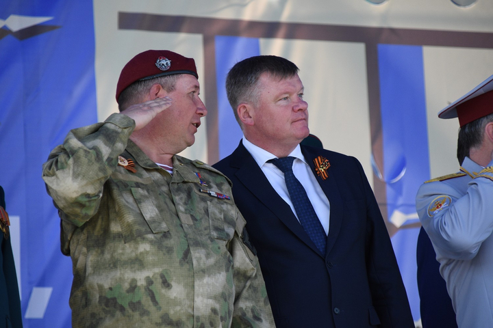 Депутат Гордумы Александр Янклович и глава Саратова Михаил Исаев