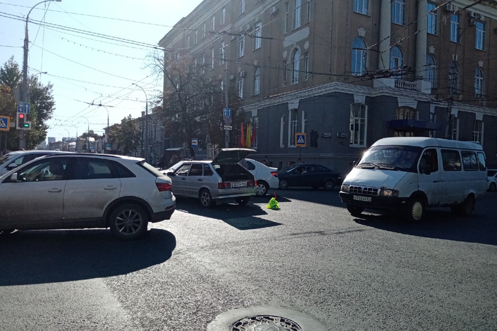 авария на перекрестке улиц Чапаева и Московской