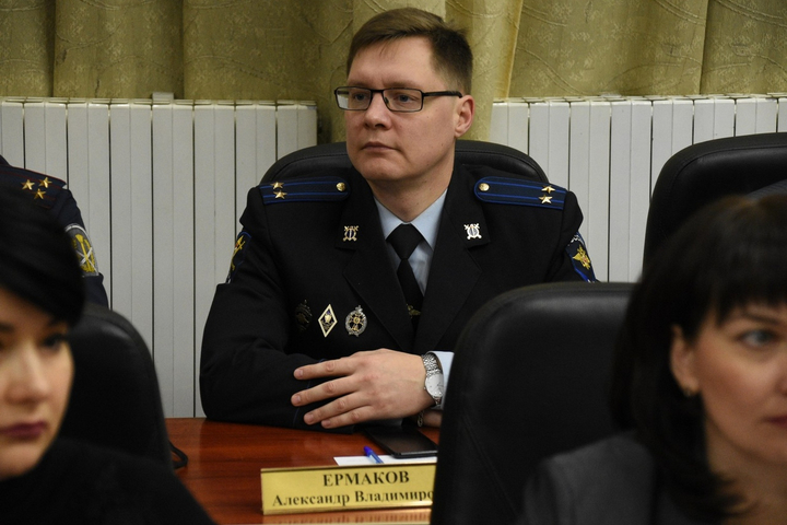 Представитель регионального ГУ МВД Александр Ермаков