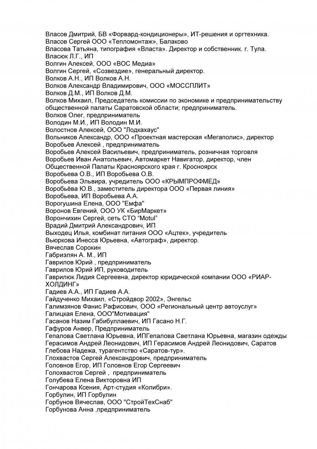 Пандемия. Обращение саратовских предпринимателей к главе правительства  страны Мишустину и спикеру Госдумы Володину подписали более тысячи человек  | 07.04.2020 | Саратов - БезФормата