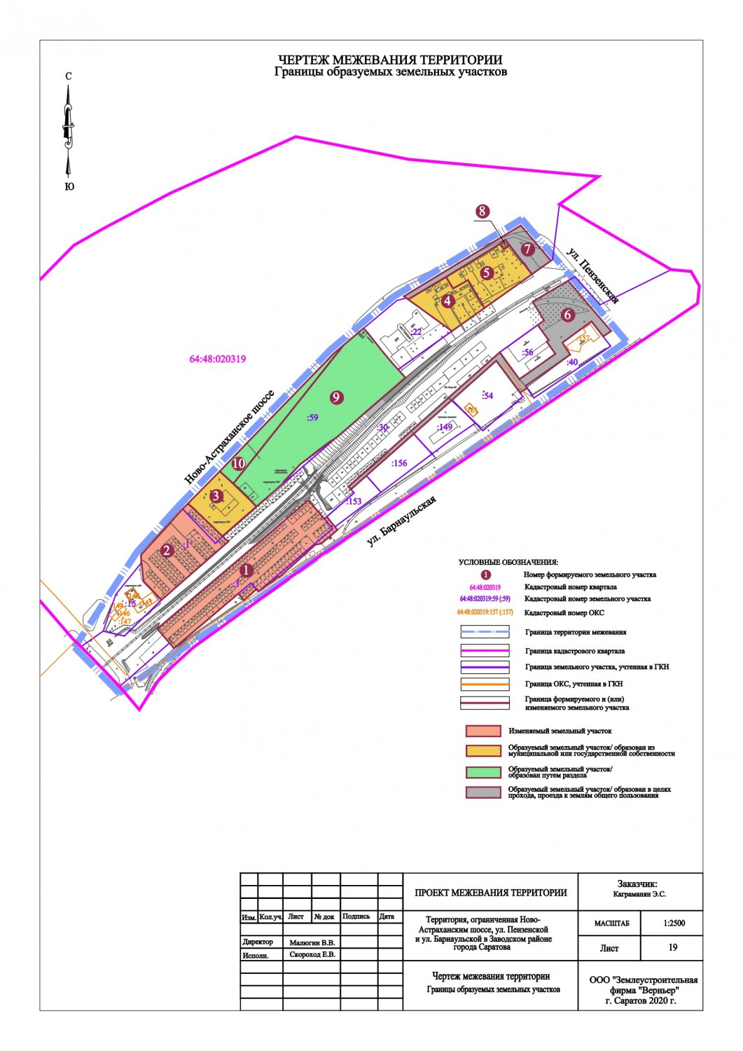 Проект межевания территории саратов