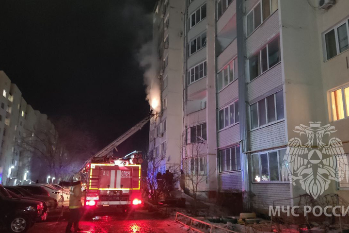 Пожар на 2-м проезде Блинова