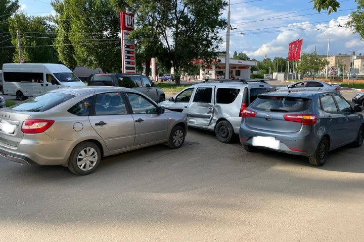 Авария в Саратове / &copy; Госавтоинспекция города