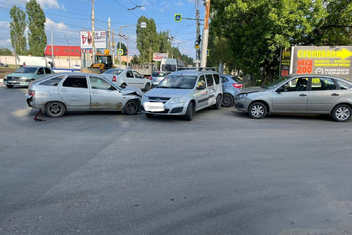 Авария в Саратове / &copy; Госавтоинспекция города
