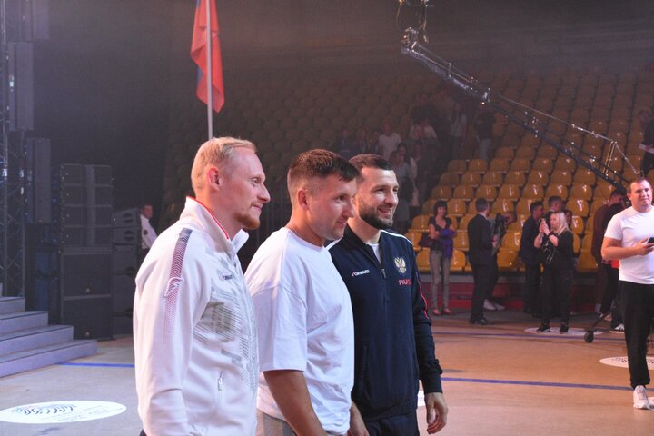 Фотосессия с саратовскими спортсменами