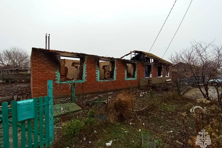 Пожар в Духовницком районе / &copy; ГУ МЧС по Саратовской области