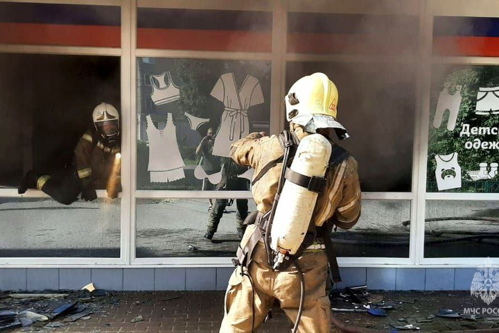 Пожар в Балаково / &copy; ГУ МЧС по Саратовской области