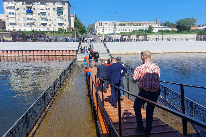 причал в Вольске