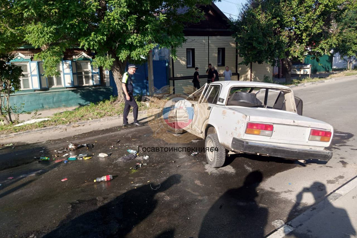 ДТП на 1-й Садовой / &copy; Госавтоинспекция Саратова