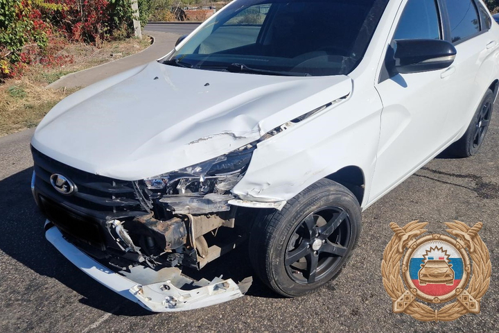 ДТП в посёлке Приволжский / © УГИБДД по Саратовской области