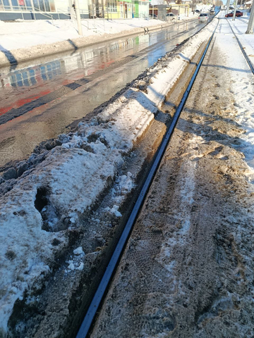 Остановка  Усиевича / &copy; Telegram-канал Михаила Исаева