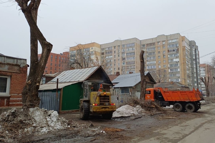 Улица Зарубина / &copy; Фото местного жителя в Telegram-чате мэрии