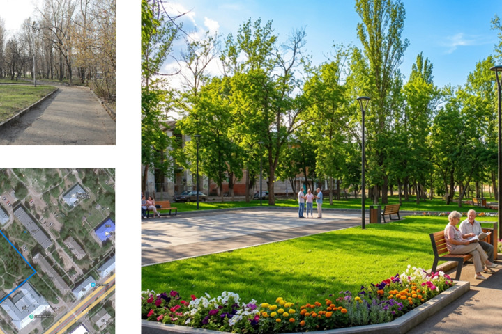 парк &laquo;ДК Химиков&raquo; (в районе дома № 34 по Азина)