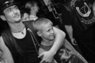 Карусель с байкерами