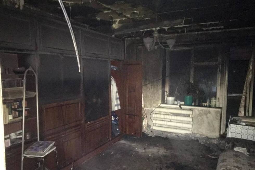 Пожар в пятиэтажке унес жизнь пожилой женщины