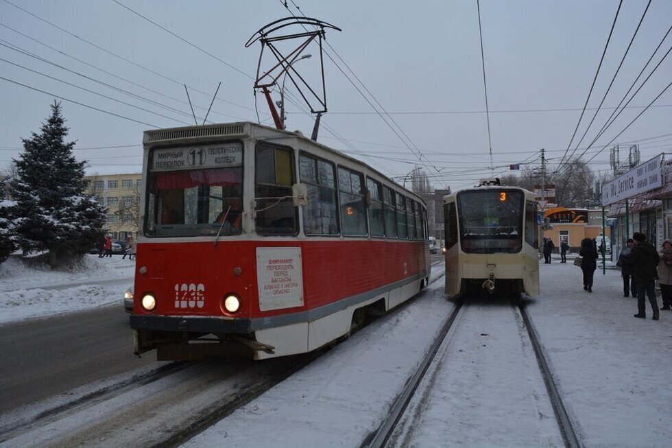 В Саратове у трамвая №11 появится выделенная полоса с дорожными знаками и видеофиксацией