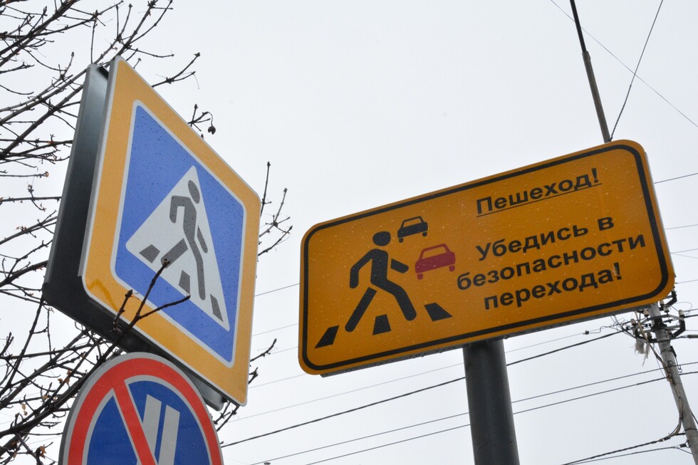 В Энгельсе для безопасности пешеходов установят 60 односекционных светофоров, знаки и световые табло: адреса