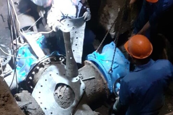 Коммунальщики: запущен в работу новый участок водопровода на улице Тархова