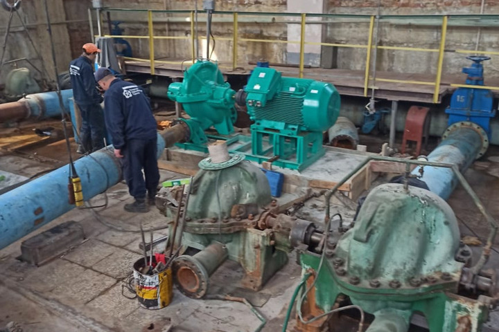 КВС: на водопроводной насосной станции «Поливановская» заменены два агрегата