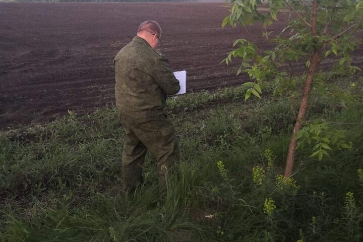 В Балашовском районе тракторист вспахивал поле и заметил костные останки человека