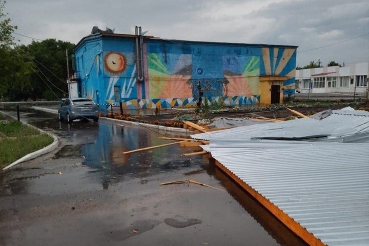 Сорванные крыши, поваленные деревья, побитый градом урожай: по Саратовской области пронесся ураган