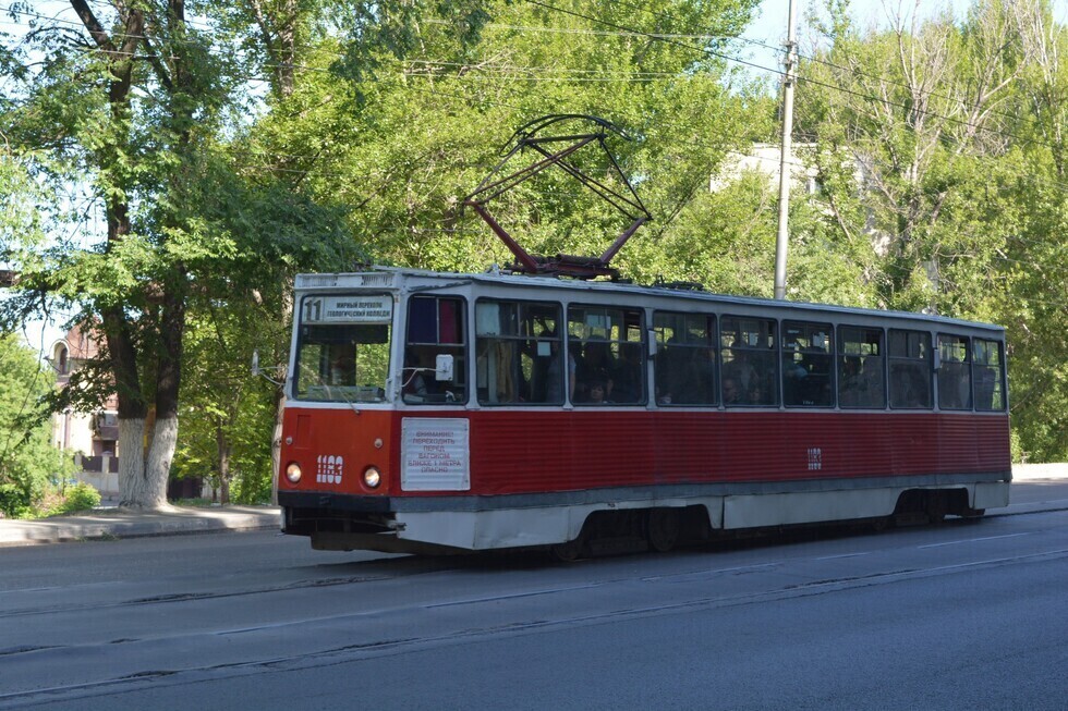 В Саратове встали трамваи маршрута № 11