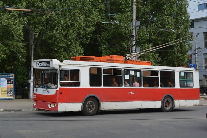 В Саратове остановлено движение еще по одному троллейбусному маршруту