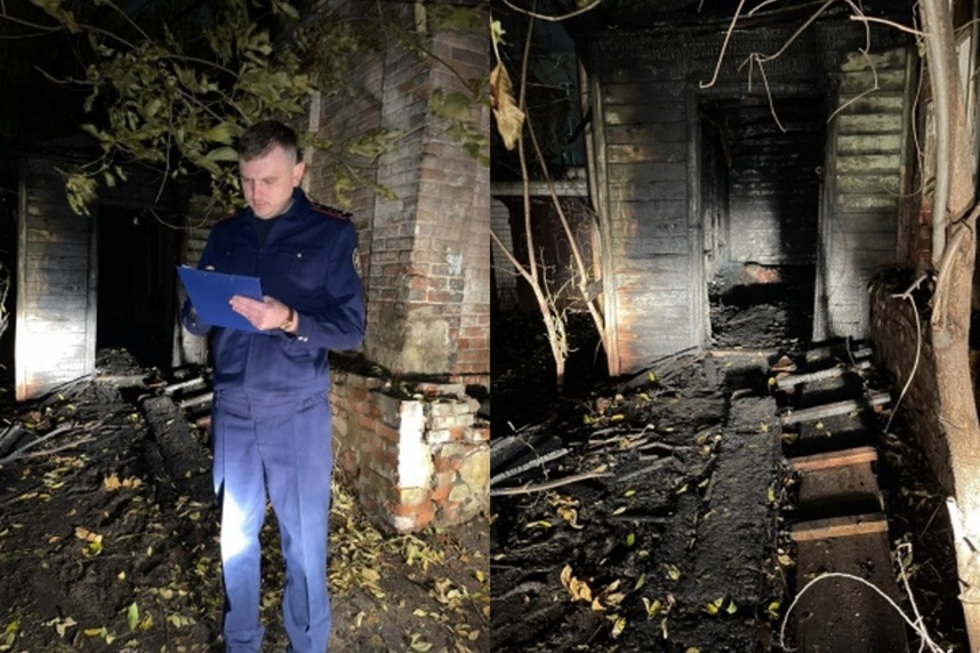 После пожара в заброшенном доме в Саратове нашли сильно обгоравший труп мужчины