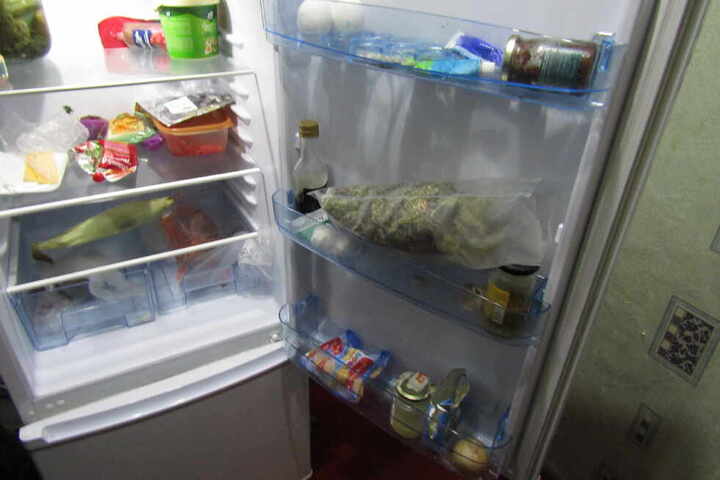 У жителя Октябрьского района в холодильнике нашли марихуану