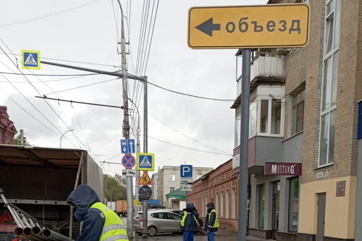В Саратове на всё лето перекрывают часть улицы Чернышевского: предложено три варианта объезда