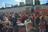 Режим ЧС. В Саратов на поезде прибыли ещё 350 беженцев из Донбасса (сейчас в регионе их уже порядка тысячи)