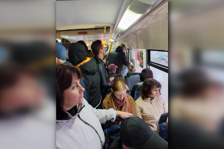 Покровчанка рассказала, что в автобус Саратов-Энгельс по утрам невозможно втиснуться: чиновники заявили о нехватке водителей