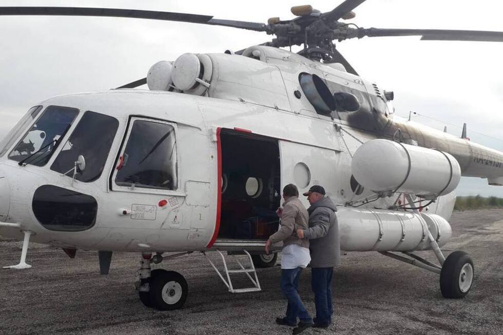 В Саратов экстренно доставили на вертолете беременную мать пятерых детей