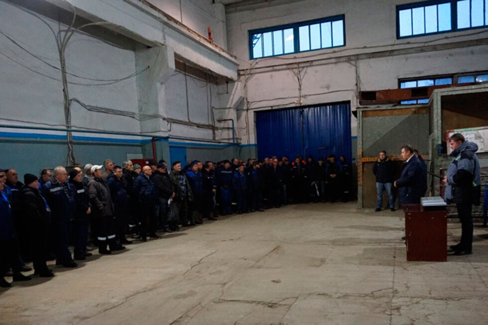 В ООО «Концессии водоснабжения — Саратов» чествовали работников автотранспортного цеха