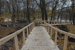 Благоустройство парка у пруда Семхоз затянется на декабрь, нужно ещё почти 3 миллиона